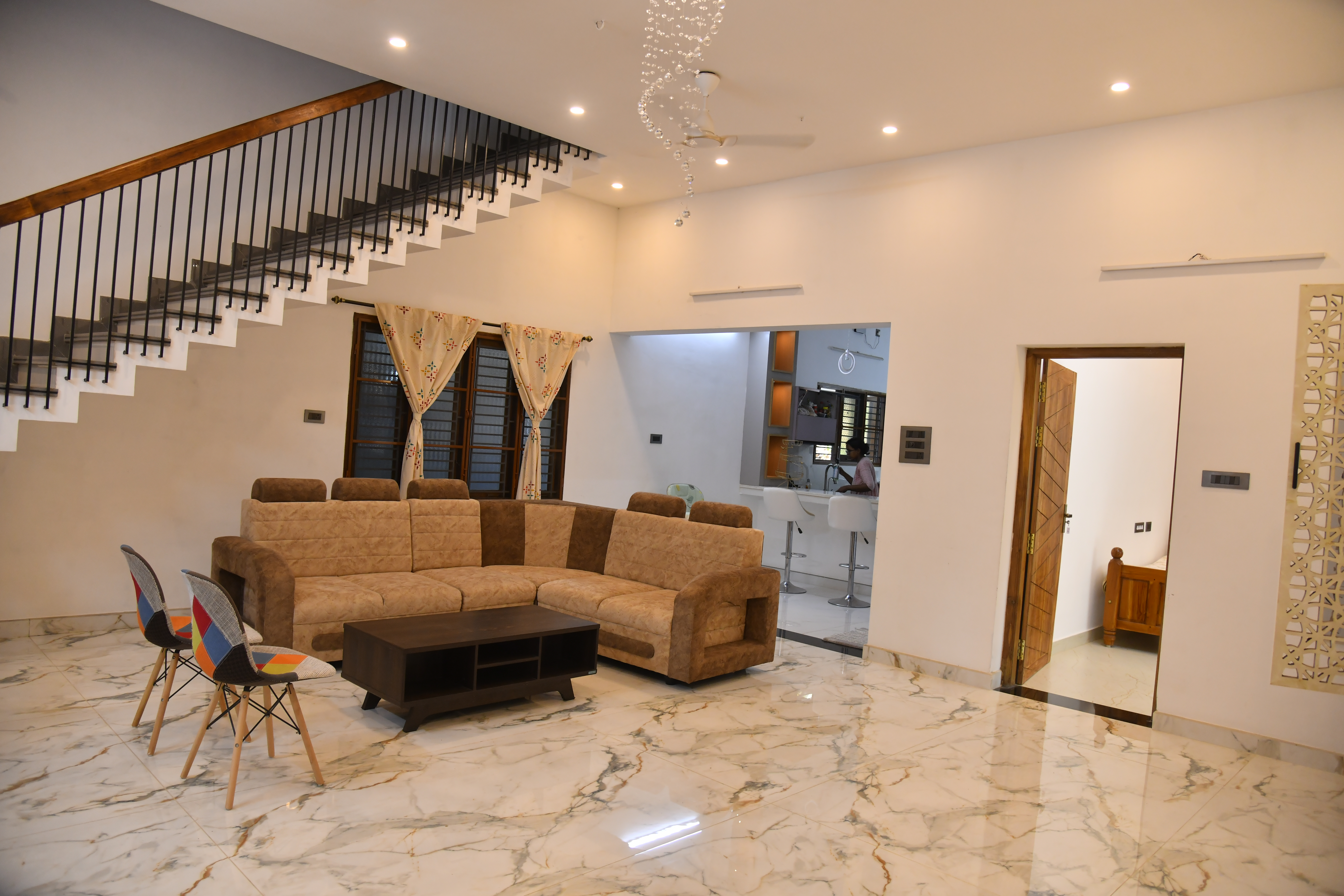 Luxury 2BHK vacation home interior at Aadhya Abode, Kanyakumari